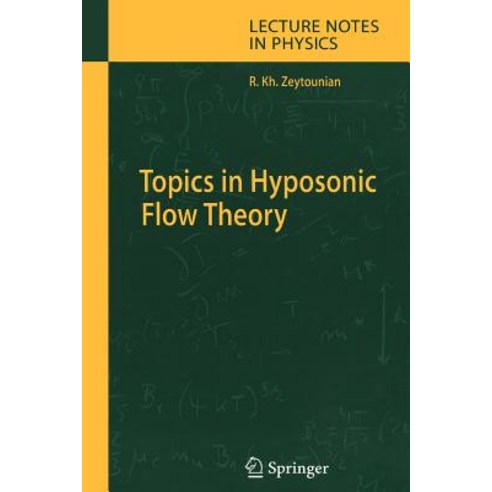 (영문도서)Topics in Hyposonic Flow Theory Paperback, Springer, English, 9783642064951