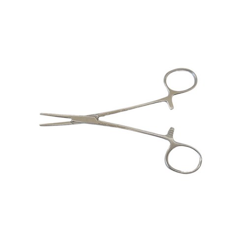 의료용 겸자 모스키토 12.5cm 일반형, 1개, 곡타입 80665