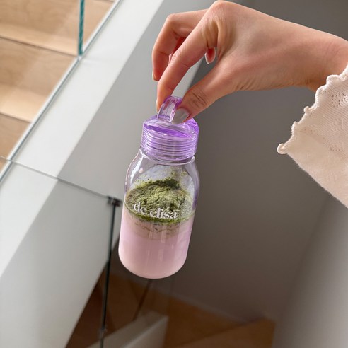 드엘리사 트라이탄 에코젠 보틀, 1개, 300ml, 퍼플