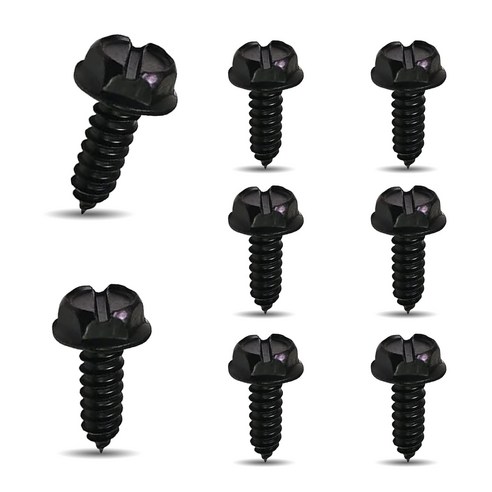 leediga 8 PCS 자동차 번호판 프레임 나사 304 스테인리스 …