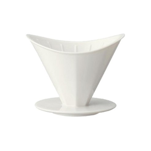 킨토 OCT 도자기 브루어 드리퍼, 1개, 화이트, 600ml