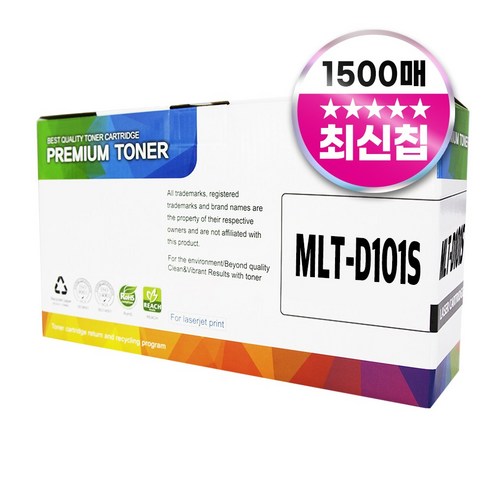 디디토너 MLT-D101S 재생 호환 토너, 검정, 1개