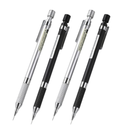 빌픽 필기감 좋은 저중심 메탈 샤프, 2개, 0.5mm
