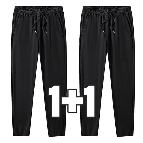 풀로우 남자 트레이닝 바지 작업복 츄리닝 일자핏 1+1 이미지 3