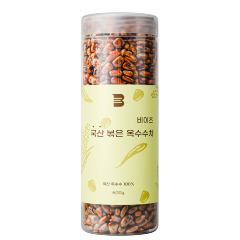 [국산 100%] 비이츠 국산 볶은 옥수수차, 1개, 1개입, 600g