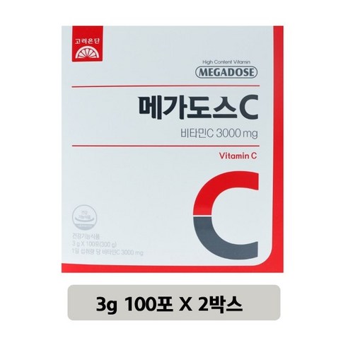고려은단 메가도스C 3000, 3g, 200개