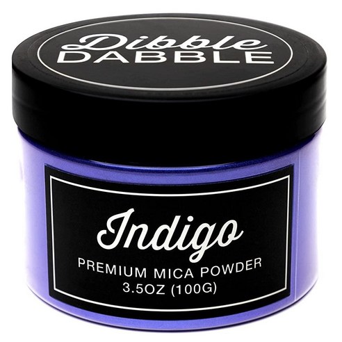 Dibble Dabble 미카 파우더 미드나잇 100g 비누 만들기 에폭시 수지 립글로스 손톱 배쓰밤 슬라임용 화장품 등급 안료 ...