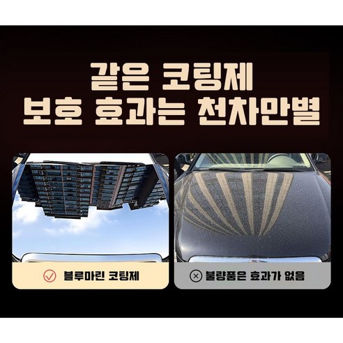 [강력코팅!] 독일기술 1/1+1/2+2 자동차 코팅제 광택제 발수코팅제... 실사용 후기 | 효과 있을까? - 상품 이미지 3