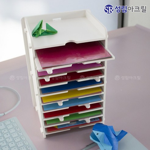 책상 위 작은 변화가 당신의 하루를 바꾸는 방법 색종이보관함