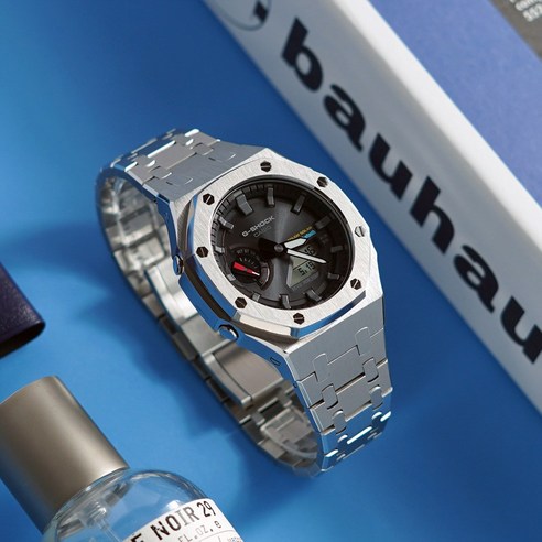 지샥 지얄오크 풀메탈 커스텀 블루투스 터프솔라 전자손목시계 - 시계 | 쿠팡