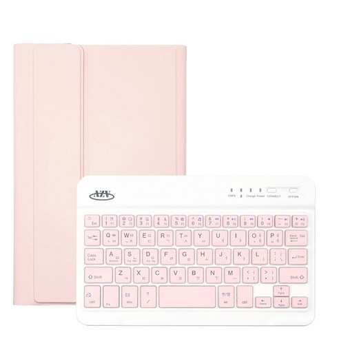 갤럭시탭A7 Lite 8.7 호환 콤비 블루투스 키보드 북커버 케이스 T220 T225, 핑크, A7 라이트 8.7 (T220/T225) 콤비 키보드, 1개