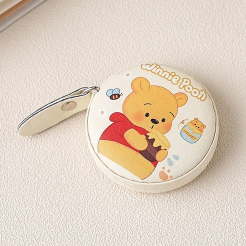 마카롱 캐릭터 미니 줄자, 1개, 허니 푸우 (Honey Pooh)
