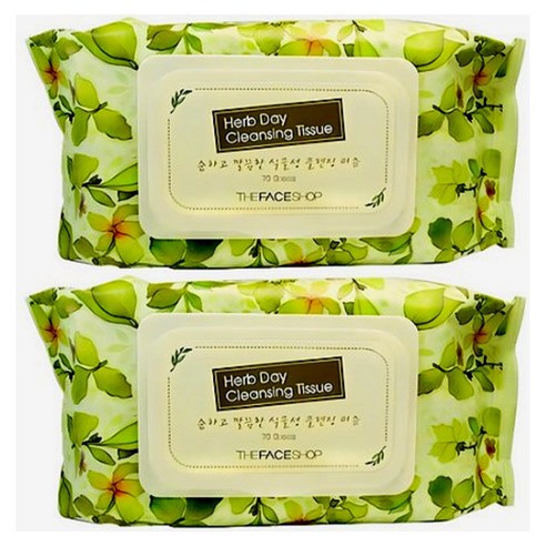 더페이스샵 허브데이 클렌징 티슈 솔직 후기 | 피부 타입별 분석 - 상품 이미지 1