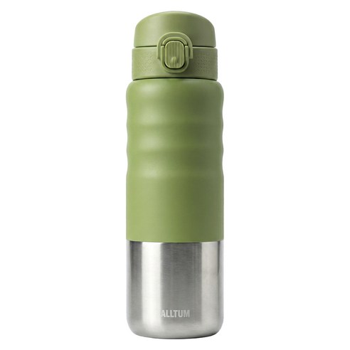 올텀 원터치 보냉병 보온병 물병 물통 보틀 보냉병 텀블러 500ml 0.5L 등산 헬스, 1개, 포레스트