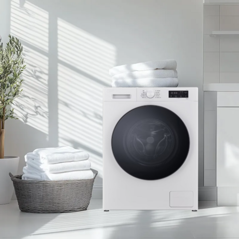 LG 트롬 드럼세탁기 9KG 세탁+건조 FY9WT, WHITE