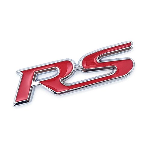 쉐보레 RS 스티커 엠블럼 뱃지 (트레일블레이저 트랙스크로스오버), 레드