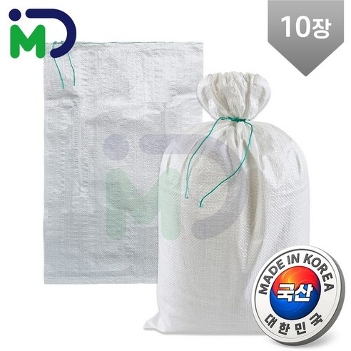 국산 마대 20kg 10장 PP 자루 포대 포장 폐기물 재활용 쓰레기 분리수거 쌀 옥수수 마대자루 포대자루 쌀자루 쌀포대 고추 ...