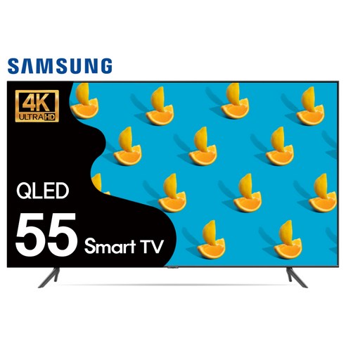 삼성전자 55인치 TV QLED 4K UHD 스마트티비 LED TV 55Q6F 미러링 유튜브 넷플릭스 25년형, 스탠드형, 방문설치