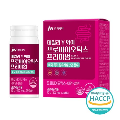 JW중외제약 데일리 와이 프로바이오틱스 프리미엄, 30정, 1개