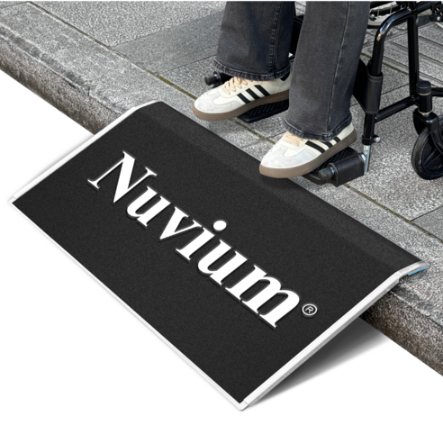 Nuvium 안전 방문턱 경사판 받침대, BLACK, 1개 BLACK, 1개
