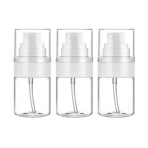 닥터보틀 베이직 에센스 펌핑용기 여행용공병 30ml, 3개, 화이트 30ml 베이직에센스