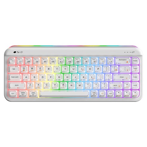 에이재즈 AF68 3모드 RGB 무선 키보드, 제조사축, 화이트