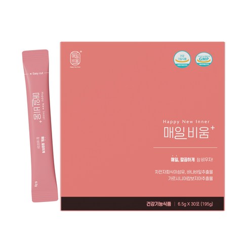 매일비움플러스 차전자피환 식이섬유 가르시니아, 30개, 6.5g