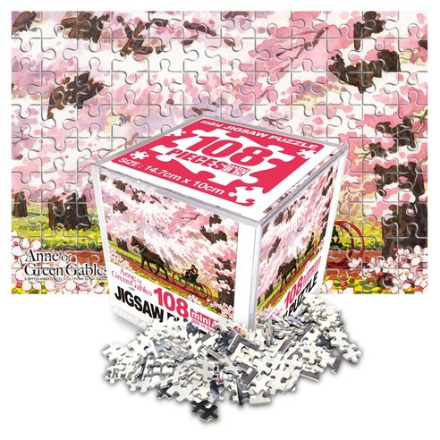 빨강머리앤 미니 큐브 직소 퍼즐 108조각, 1개, 산책, 108피스