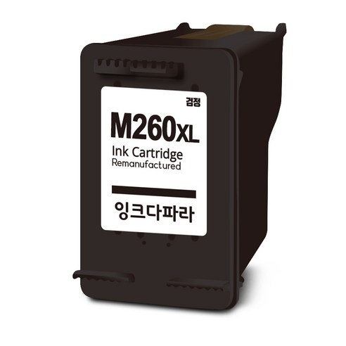 잉크다파라 삼성 호환 잉크 INK-M260 C260 XL, 검정/대용량, 1개