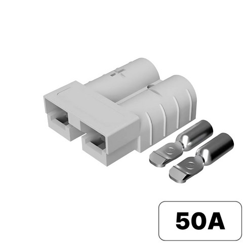 앤더슨 단자 커넥터 50A 인버터 파워뱅크 연결, 앤더슨단자 50A, 1개
