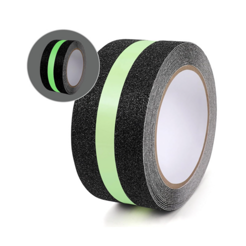 롤링페이퍼 실내외 야광 미끄럼방지 테이프 50mm x 10m, 1개