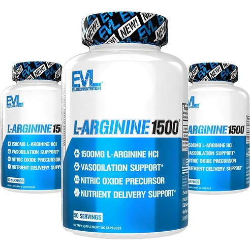EVLUTIONNUTRITION L-아르기닌 1500mg 캡슐 100정,... 맛있게 먹은 솔직 후기 - 상품 이미지 1