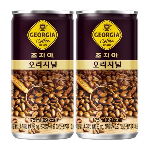 조지아 오리지널 커피, 175ml, 60개