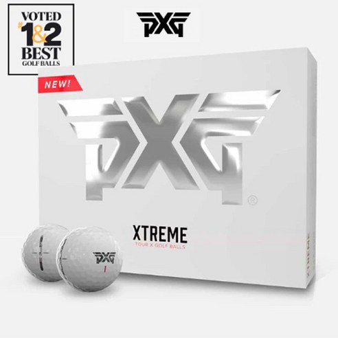 PXG 익스트림 투어 X 골프공 3피스 12구 2026, 화이트, 화이트, 1개, 12개입