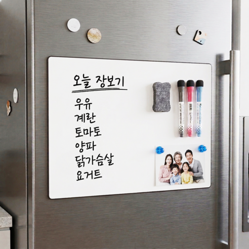 로렌드 고무자석 화이트보드 시트지 세트