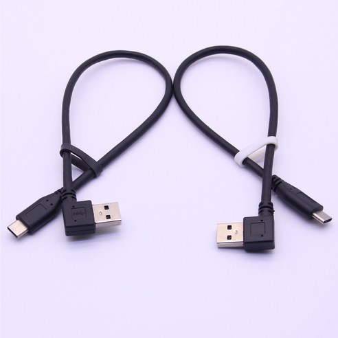 usb 3.0 C타입 케이블 좌 우 꺽임 케이블
