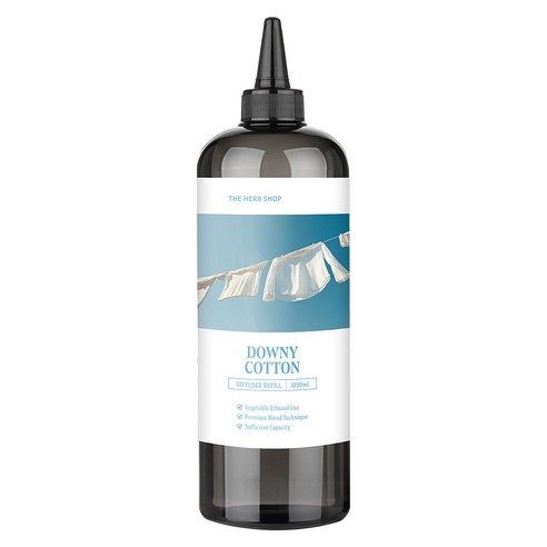 대용량 디퓨저 리필액, 1개, 1050ml, 다우니코튼
