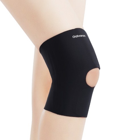 Galvaran 여사 초슬림 무릎보호대, black, 1개
