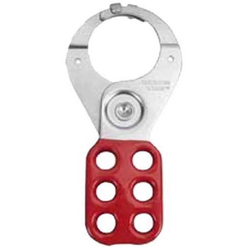 Master Lock 하스프 고리 자물쇠 작동방지 잠금 마스터 락 ALO802 2 3 8인치 x 5인치 내부 턱 직경 1 2인치 ...
