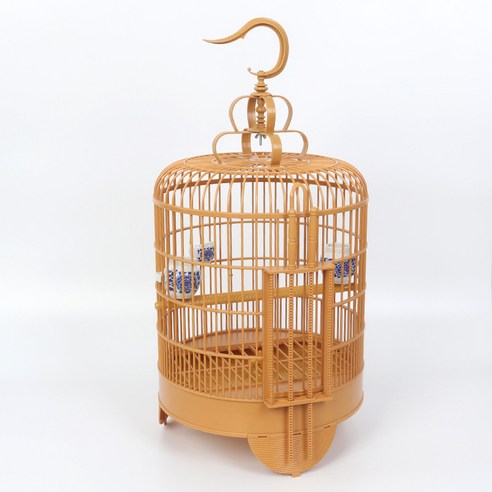 Mr. bird 塑料鳥籠，圓形組裝式鳥籠，適用於畫眉鳥與四喜鳥, 塑料廣籠