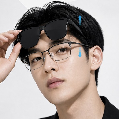 안경 커버 선글라스 운전용 차단 안경 99% 빛번짐 눈부심 방지