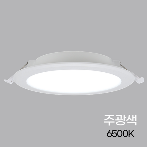 비츠온 6인치 15W 슬림 다운라이트, 주광색, 1개