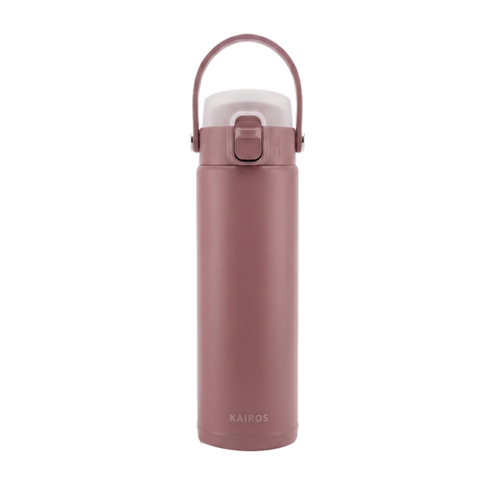 카이로스 나우 원터치 텀블러, 1개, 500ml, 딥로즈