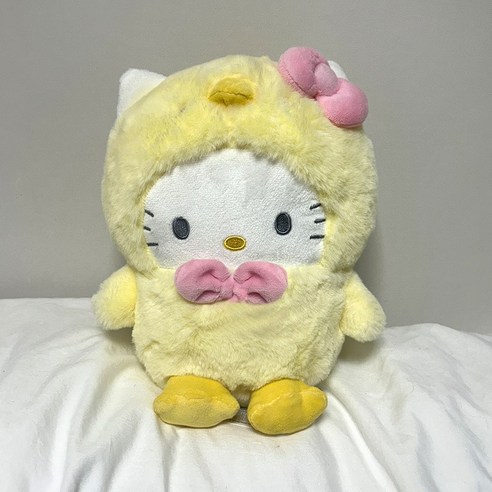 산리오 인형 정품 병아리 여자 어린이 선물 (쇼핑백 제공), 1개, 헬로키티, 25cm