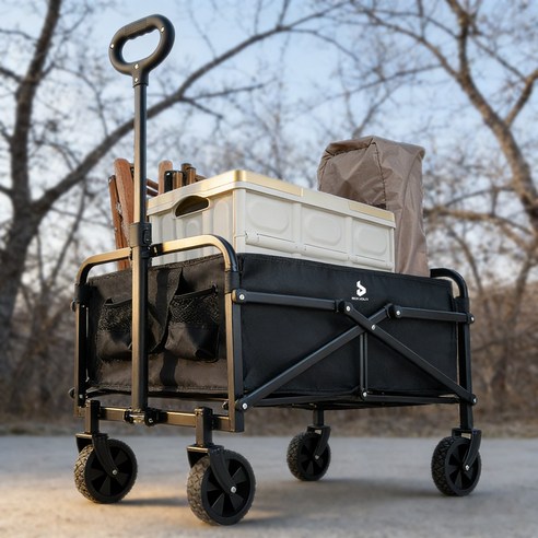 다용도 폴딩 카트 아웃도어 캠핑 카트 휴대용 간이 타이로드 운동러 솔직 후기 | 실사용 리뷰 - 대표 이미지