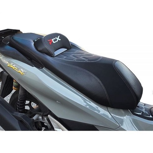 혼다 PCX 125 컴포트 시트 18 26연식 카본 로우 다운 텐덤 등받이 튜닝용품438134 알테쉬, 1개