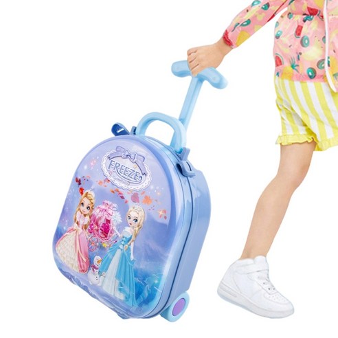 공주놀이 메이크업 세트 어린이 캐리어 화장대 뷰티놀이 장난감 이미지 4