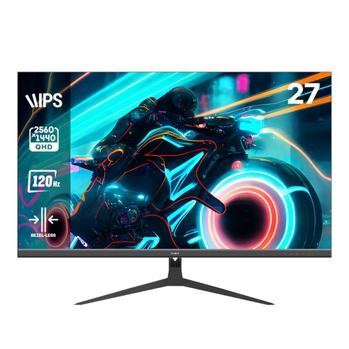 큐빅스 QHD IPS 27인치 모니터 120Hz 게이밍 사무용 컴퓨터 모니터 CX270Q120, 68.54cm, CX270Q120 무결점