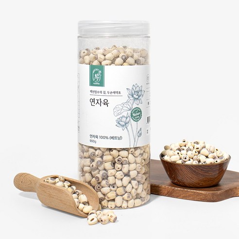 두손애약초 연자육 껍질깐 연꽃씨 900g, 1개 이미지 4