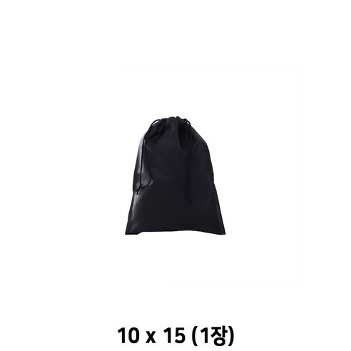 더스트백 부직포주머니 부직포가방 부직포백, 1개, 블랙